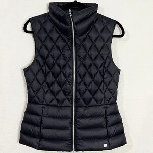 Soia & Kyo Hila Black Down Puffer Vest NWT